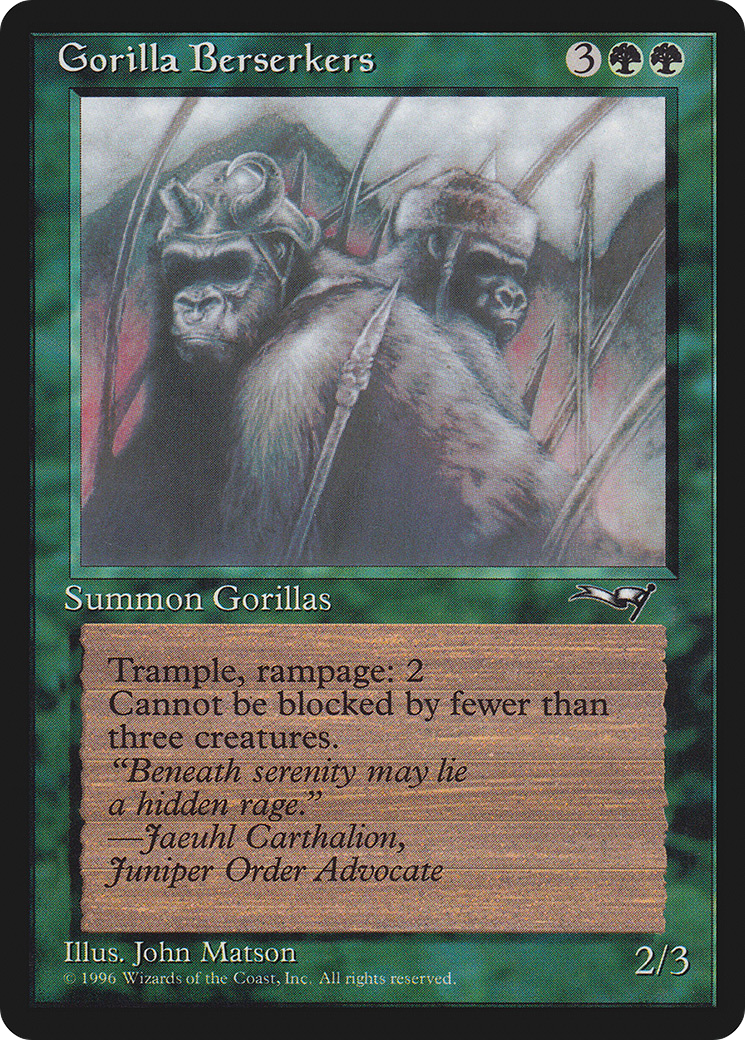 Gorilla Berserkers Card Image