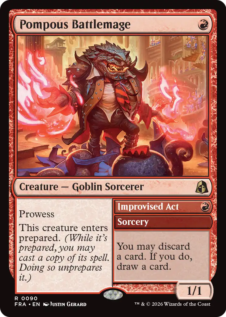Improvised Act Magic: The Gathering card