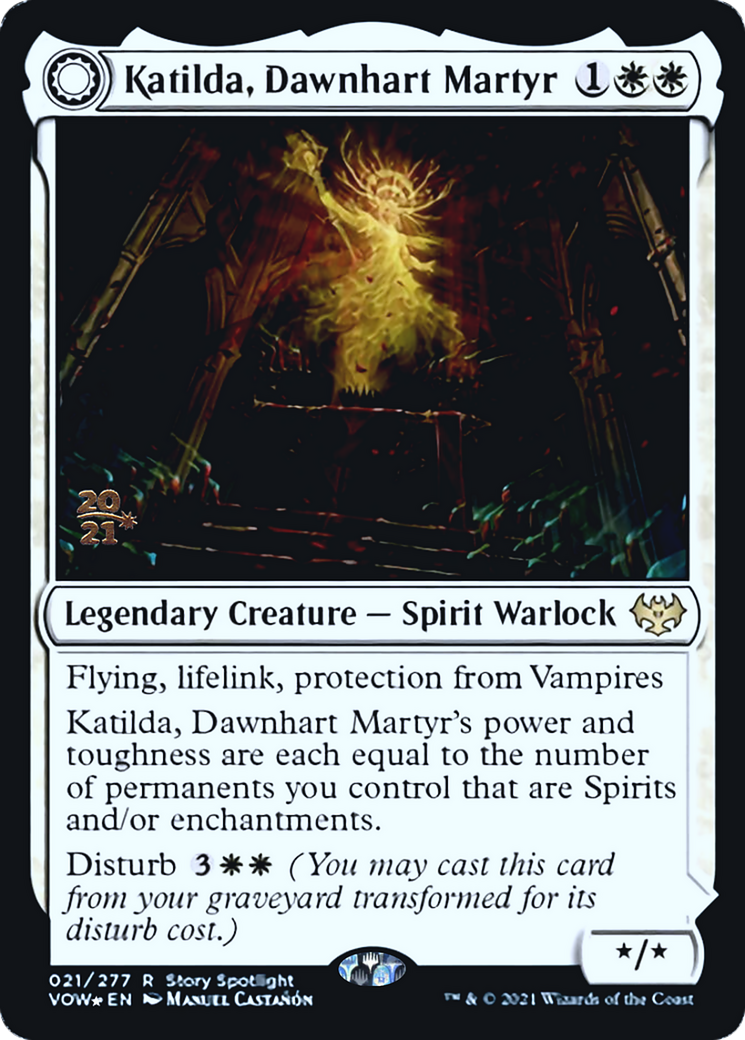 Katilda, Dawnhart Martyr // Katilda's Rising Dawn Card Image