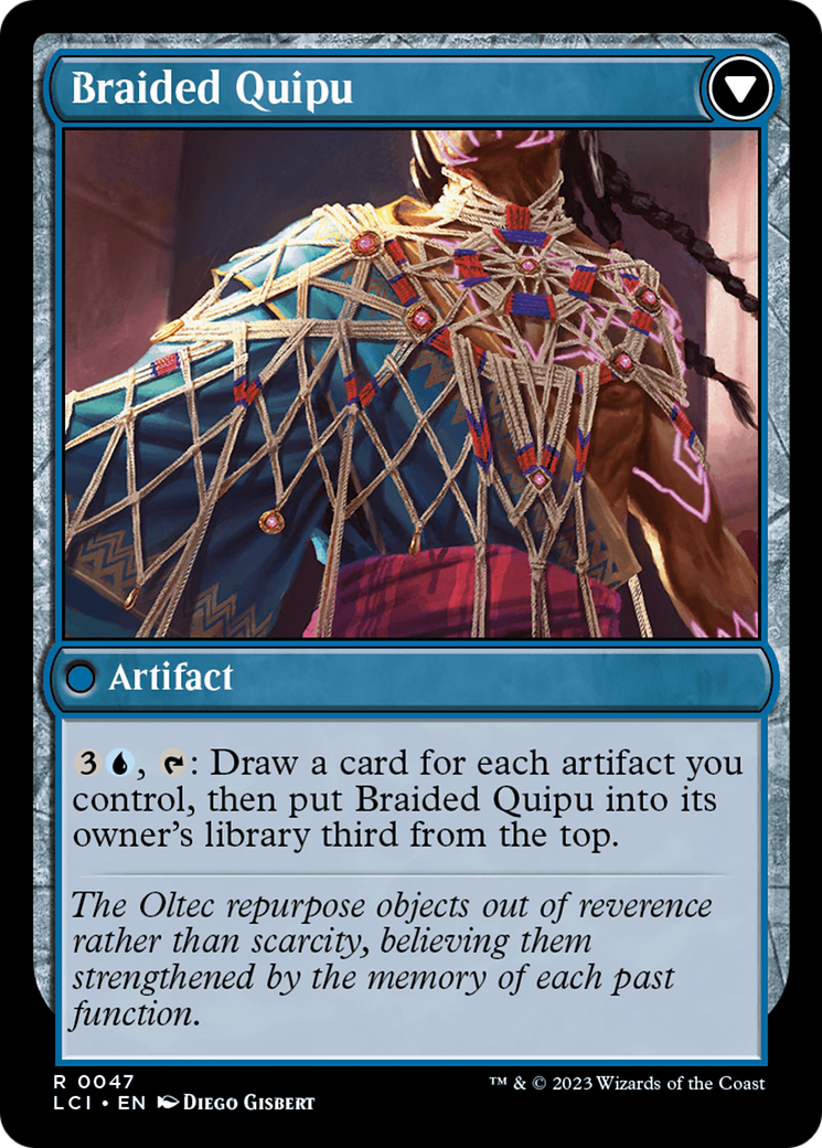 Braided Net // Braided Quipu Card Image