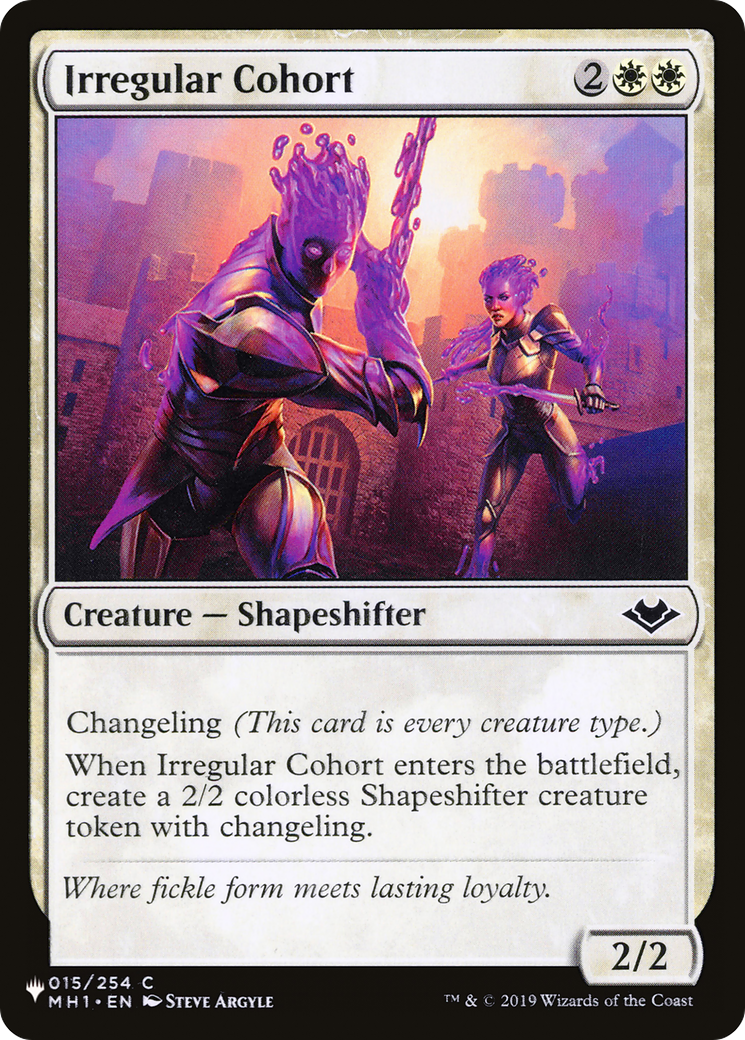 Irregular Cohort Card Image