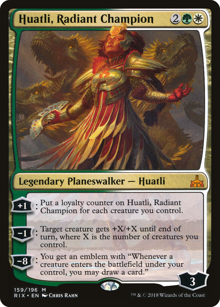 Huatli, Radiant Champion Card Image