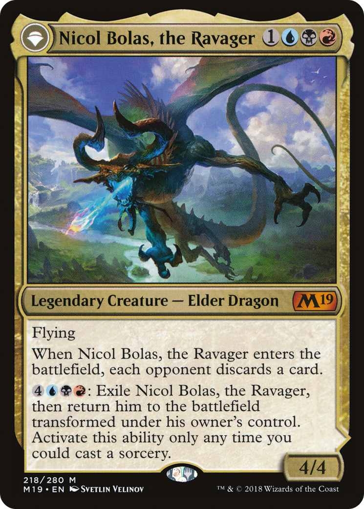 Nicol Bolas, the Ravager // Nicol Bolas, the Arisen Card Image
