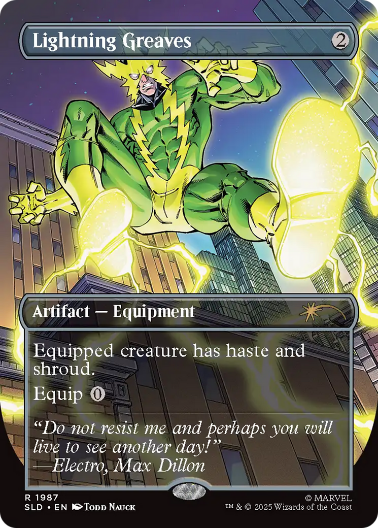 Lightning Greaves Card Image