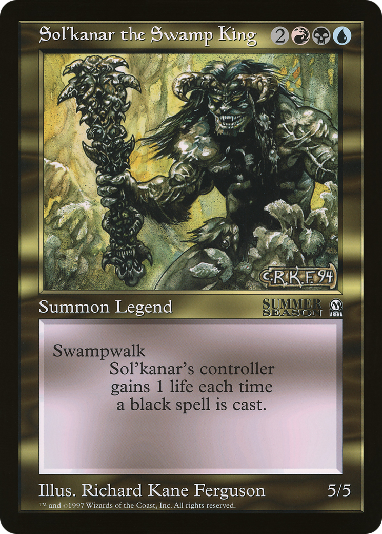 Sol'kanar the Swamp King Card Image