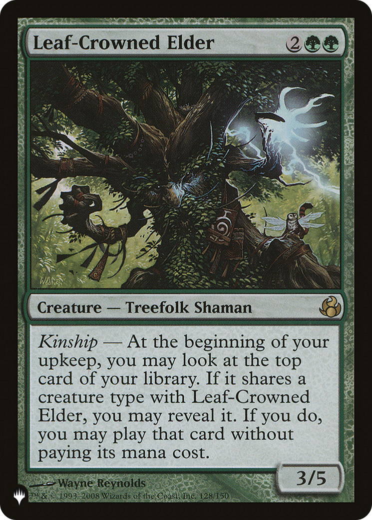Leaf-Crowned Elder Card Image