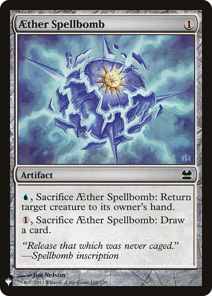 Aether Spellbomb Card Image