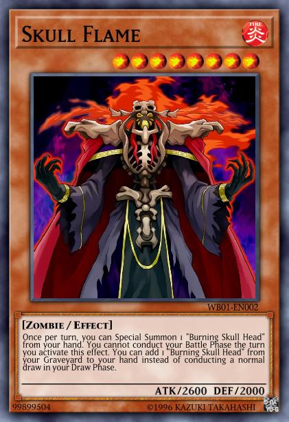 Skull Flame Card Image