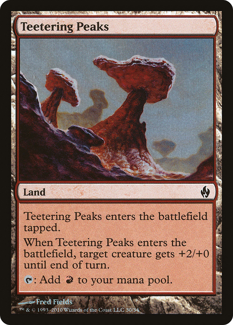 Teetering Peaks Card Image