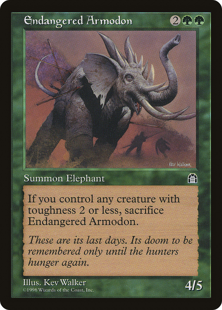 Endangered Armodon Card Image