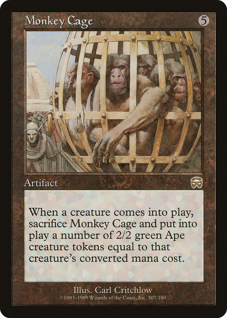 Monkey Cage Card Image