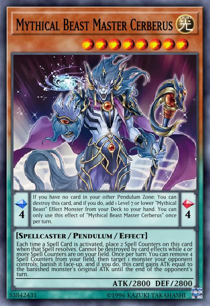 Mythical Beast Master Cerberus Card Image
