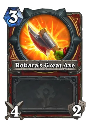 Rokara's Great Axe Card Image