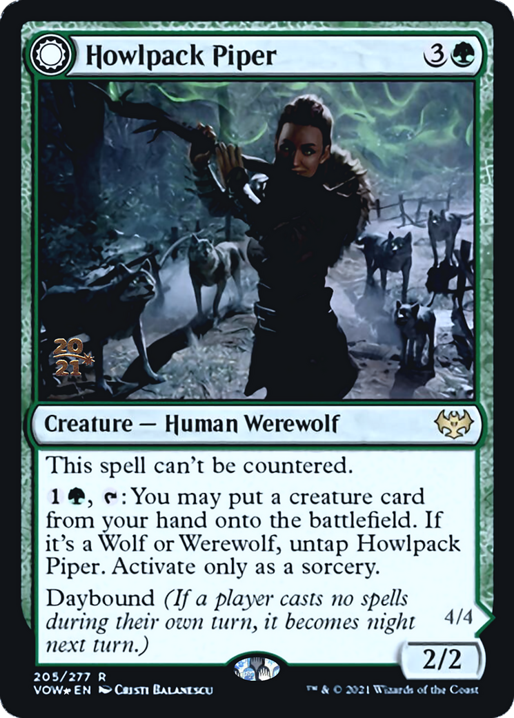 Howlpack Piper // Wildsong Howler Card Image