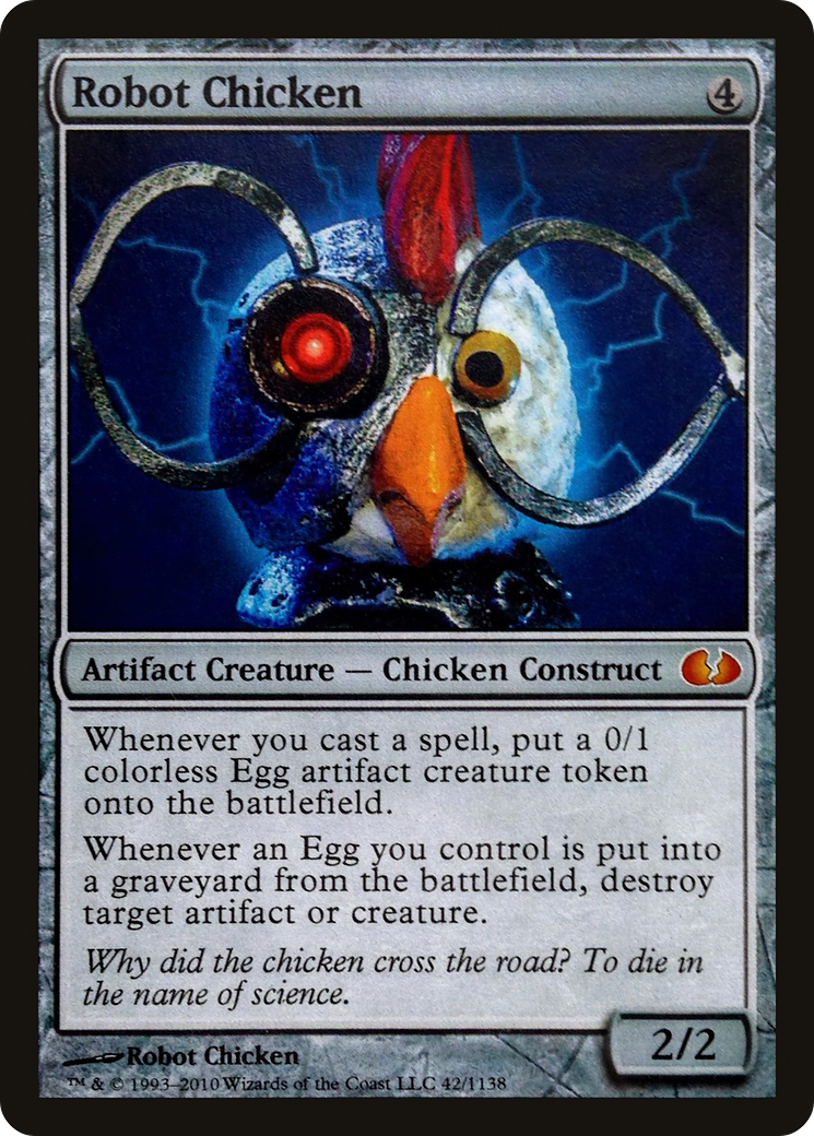 Robot Chicken Card Image