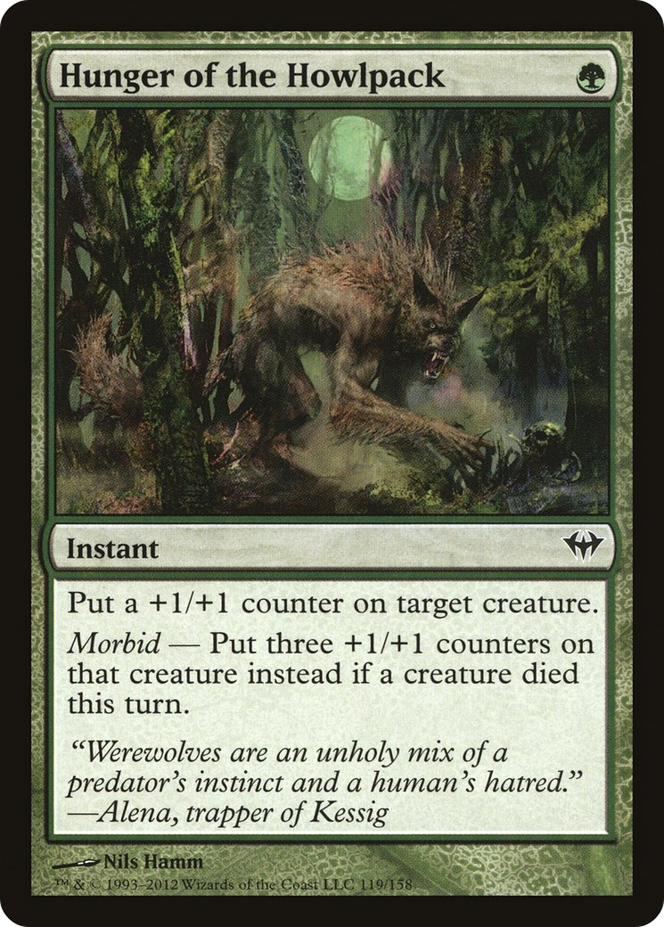 Hunger of the Howlpack Card Image