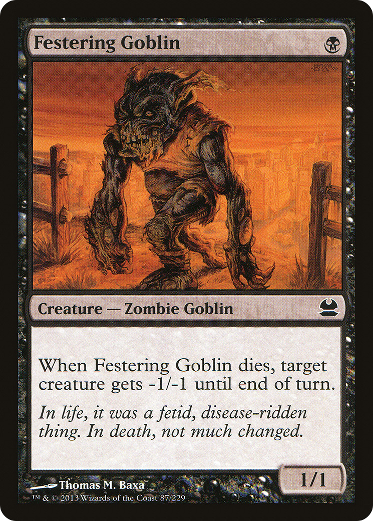 Festering Goblin Card Image