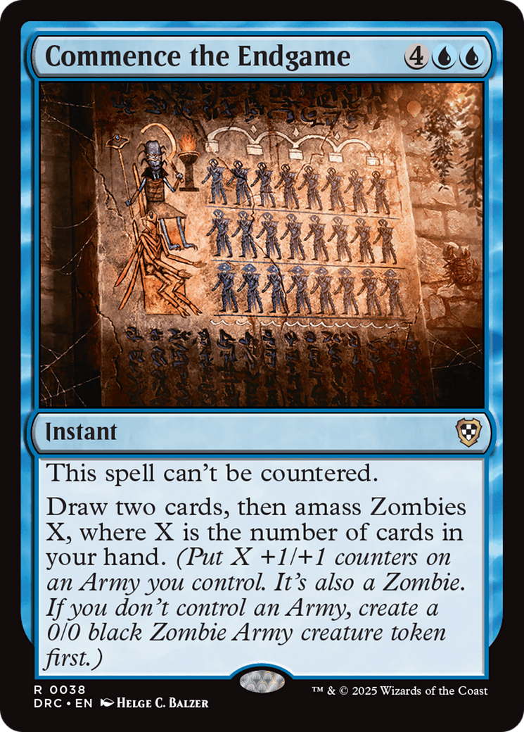 Commence the Endgame Card Image