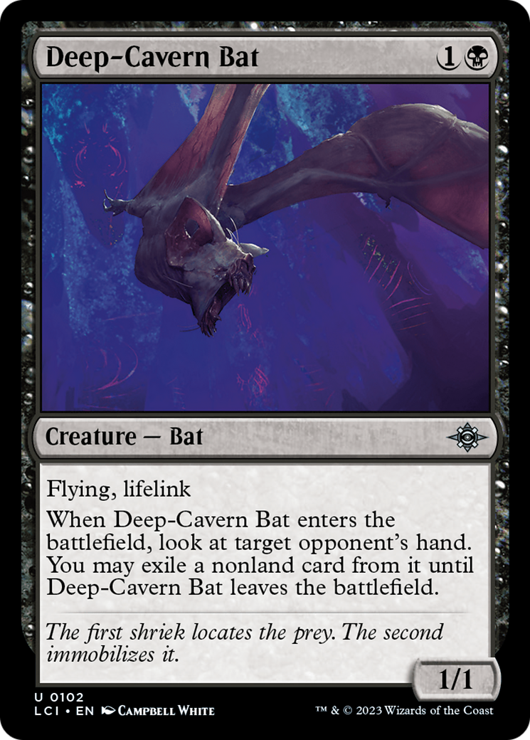 Deep-Cavern Bat Card Image