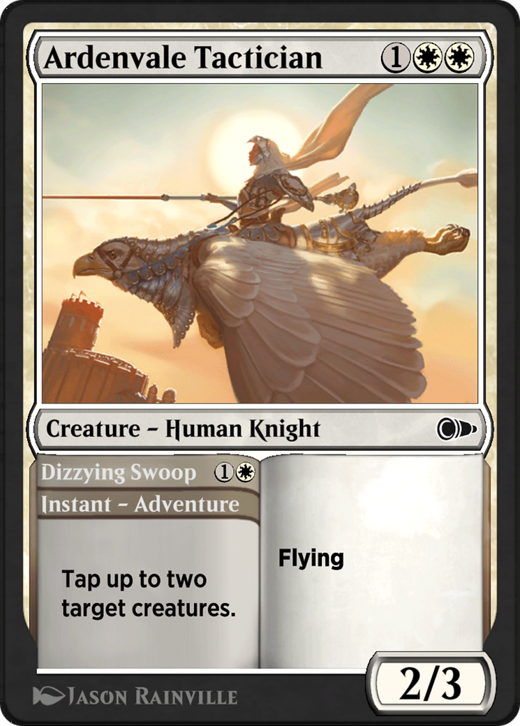 Ardenvale Tactician // Dizzying Swoop Card Image