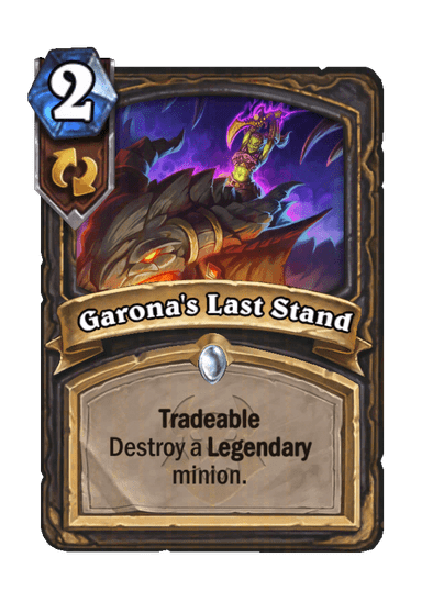 Garona's Last Stand Card Image