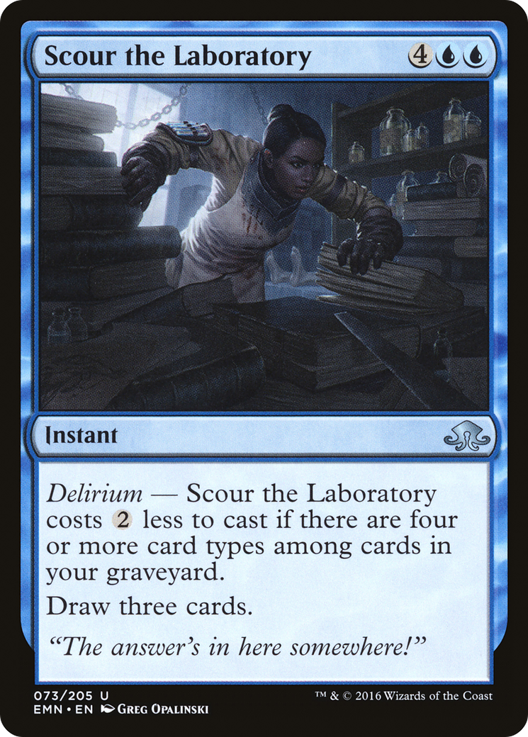 Scour the Laboratory Card Image