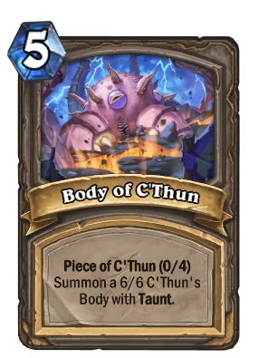 Body of C'Thun Card Image