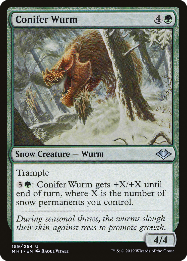 Conifer Wurm Card Image