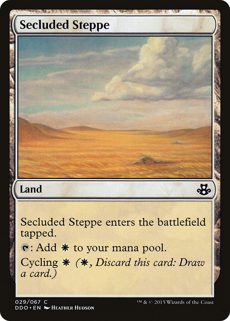 Secluded Steppe Card Image