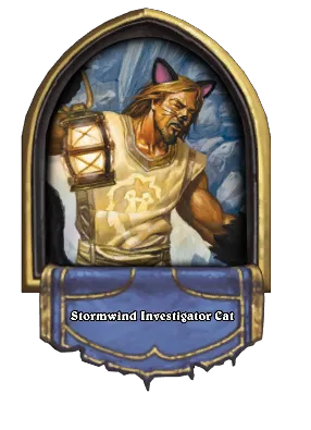 Stormwind Investigator Cat Card Image