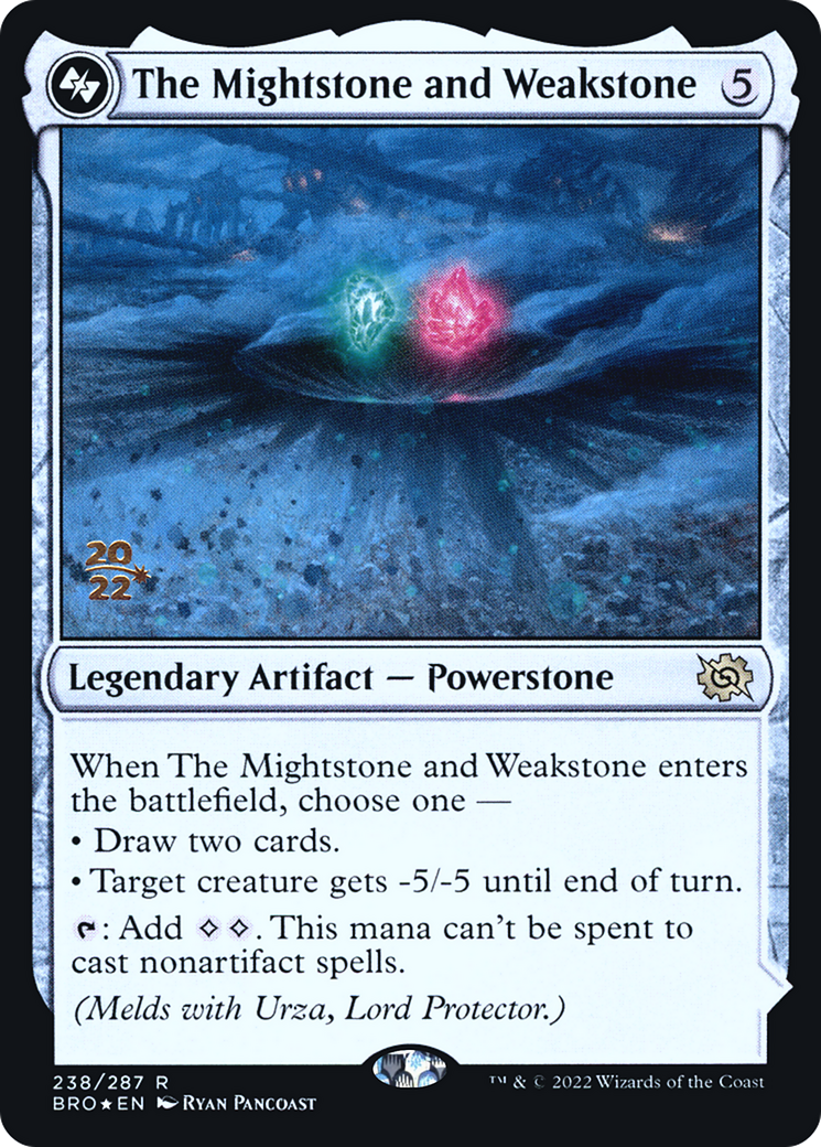 The Mightstone and Weakstone // Urza, Planeswalker Card Image