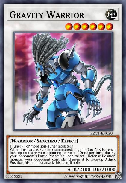 Gravity Warrior Card Image