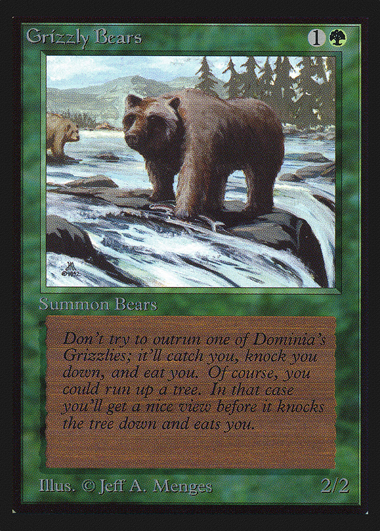 Grizzly Bears Card Image