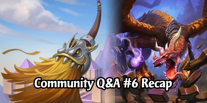Dean Ayala's Community Q&A #6 - Reworking Starting Experience, Shadow Priest, Commander/EDH, New Rogue Hero This Year