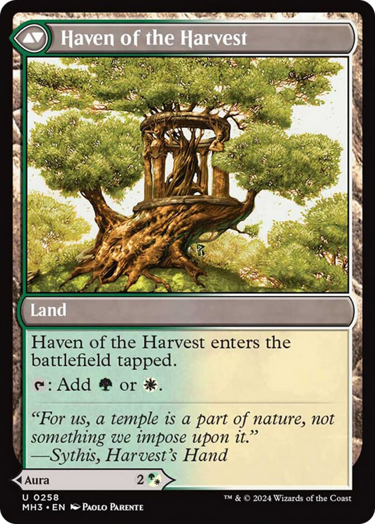 Strength of the Harvest // Haven of the Harvest Card Image