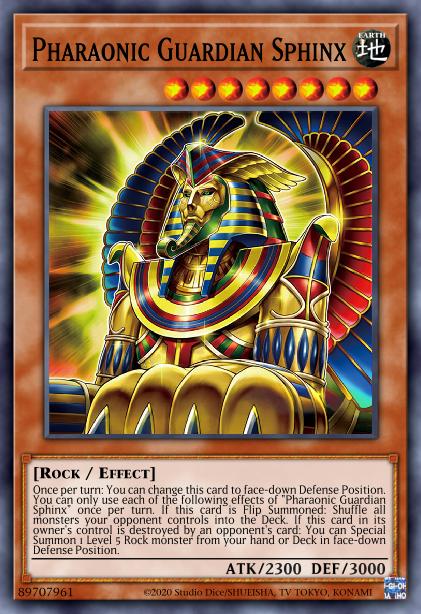 Pharaonic Guardian Sphinx Card Image