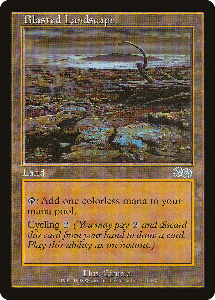 Blasted Landscape Card Image