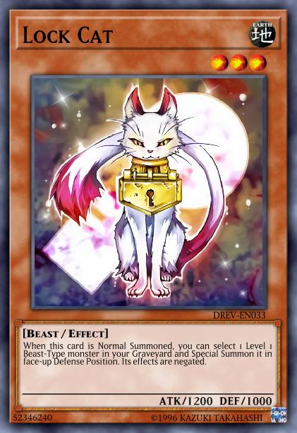 Lock Cat Card Image