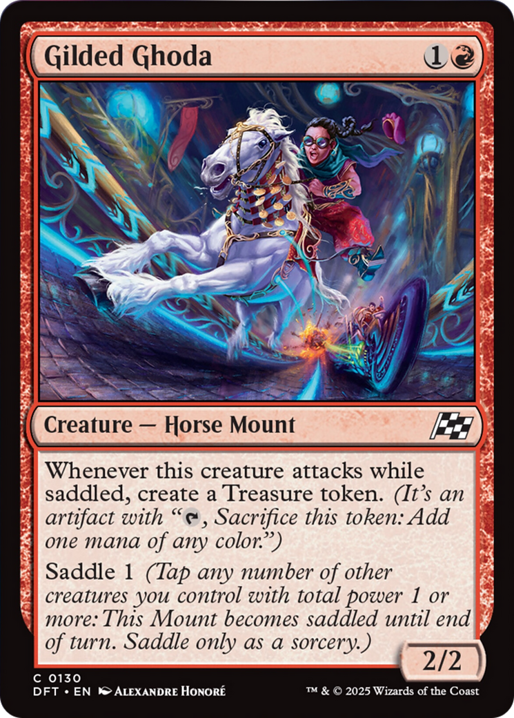 Gilded Ghoda Card Image