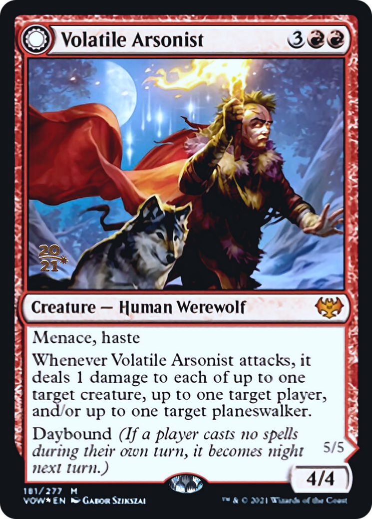 Volatile Arsonist // Dire-Strain Anarchist Card Image