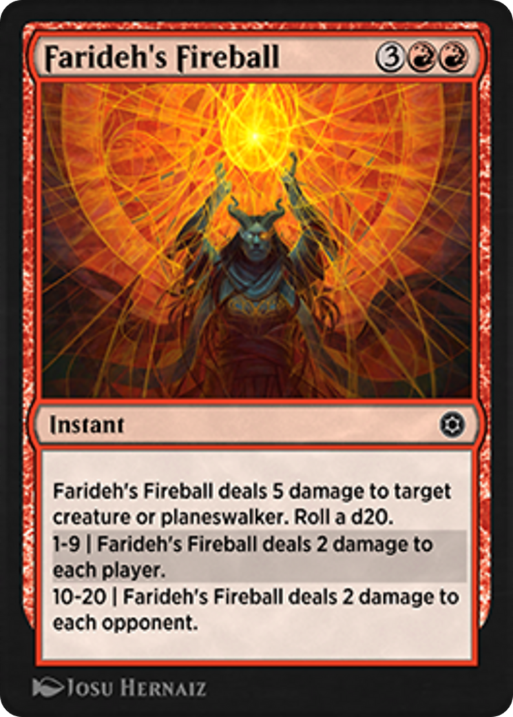 Farideh's Fireball Card Image