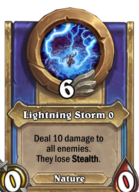 Lightning Storm {0} Card Image