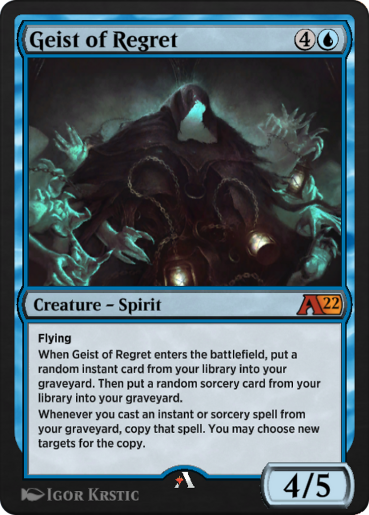 Geist of Regret Card Image