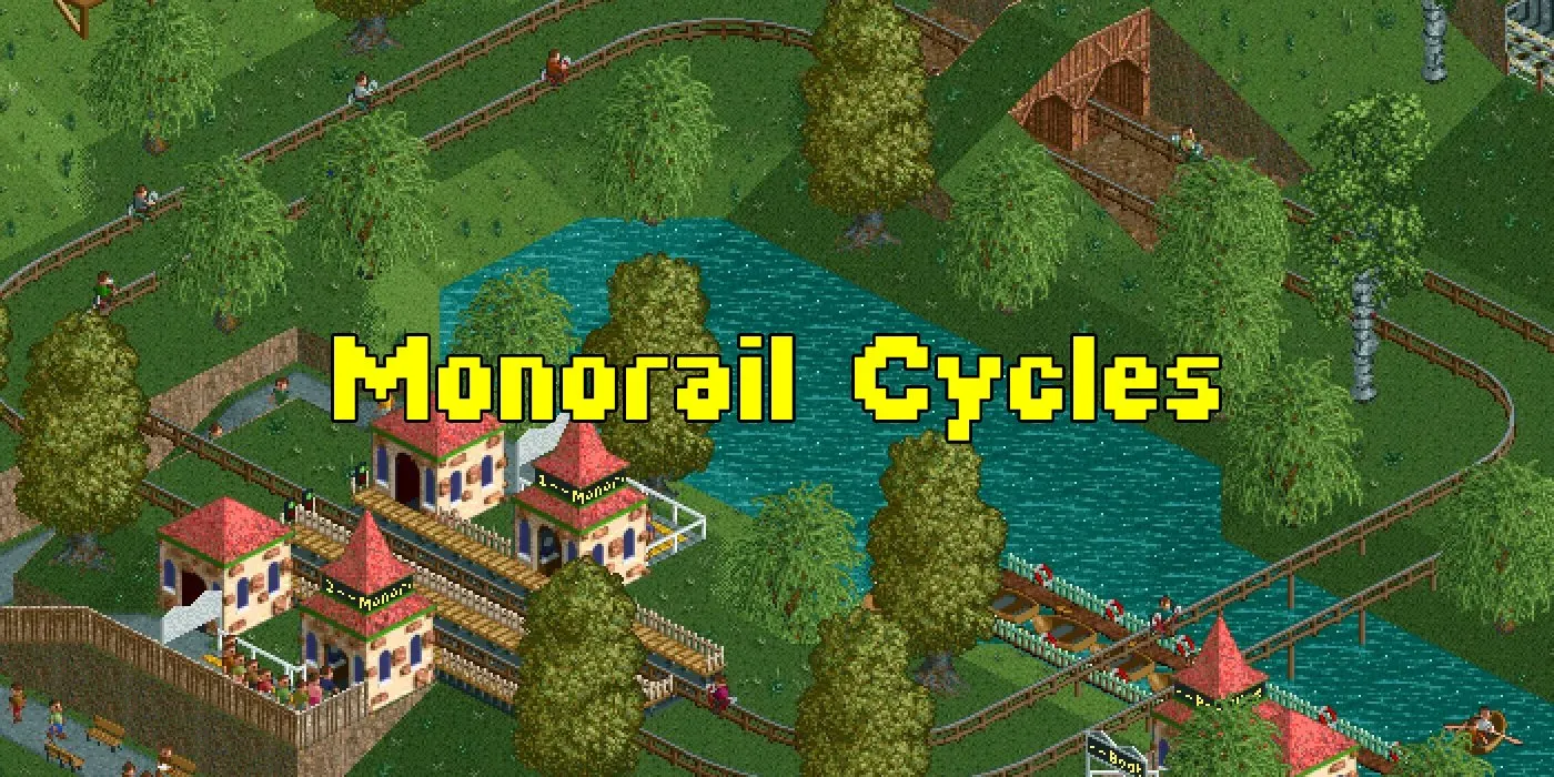 Guide to Building Monorail Cycles in RollerCoaster Tycoon 1 and 2.