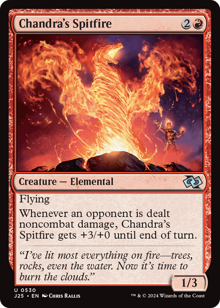 Chandra's Spitfire Card Image