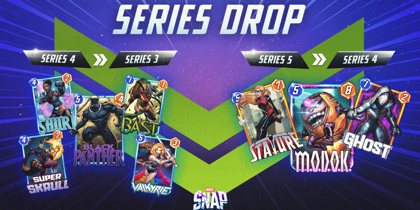 MARVEL SNAP Announces April Series Drop - 8 Cards Moving Down!