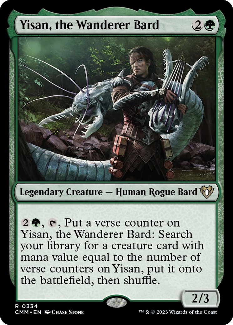 Yisan, the Wanderer Bard Card Image
