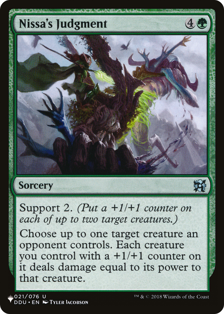 Nissa's Judgment Card Image