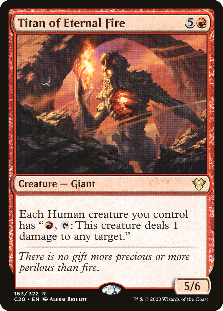 Titan of Eternal Fire Card Image