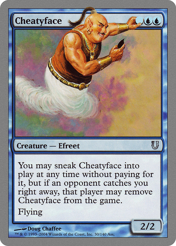 Cheatyface Card Image